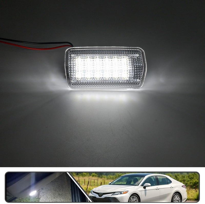 Mingrui test 2Pcs LED Courtesy Door Light for Toyota 4Runner Camry Prius Tundra Sienna Avalon Lexus IS ES GS LS RX GX LX Powered by High Power SMD Xenon White LED Error Free - Image 3